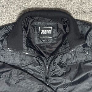 Foreign Exchange Black Bomber Jacket